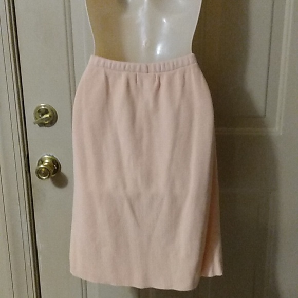 80s two toned color block sweater skirt set - Picture 9 of 11